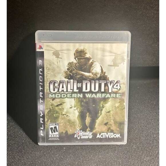 Call of Duty 4 Modern Warfare PS3 Complete CIB Tested Disc Case Manual FPS Game - Picture 1 of 3